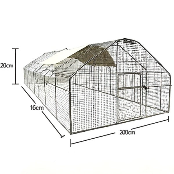 Parque de 24 m² en Acero Galvanizado con Estructura Reforzada